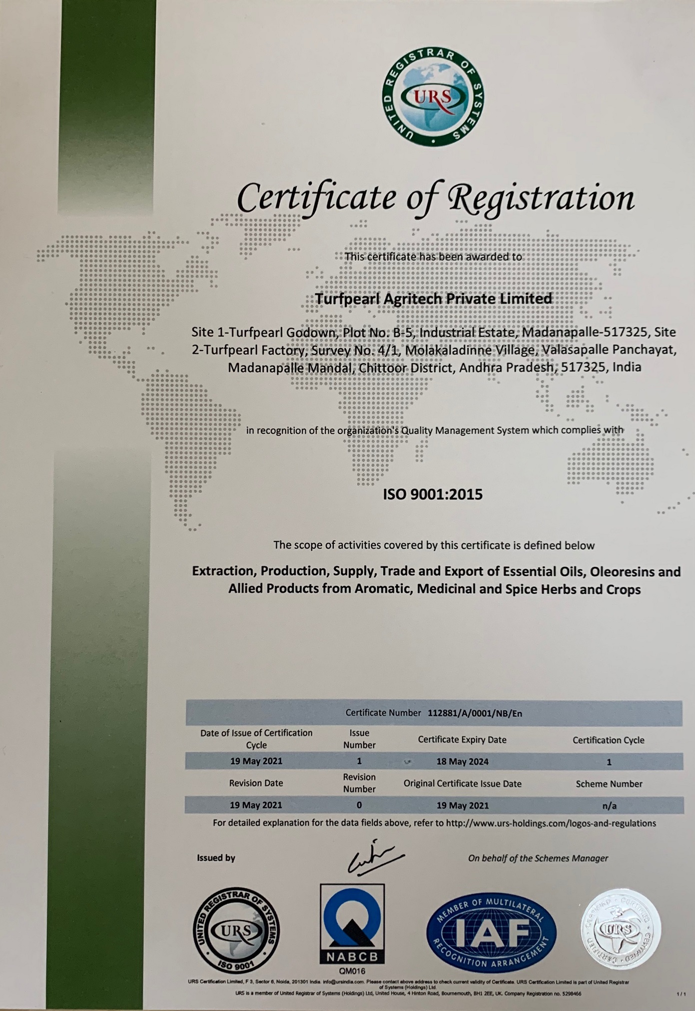 ISO 9001 2015 INDIA