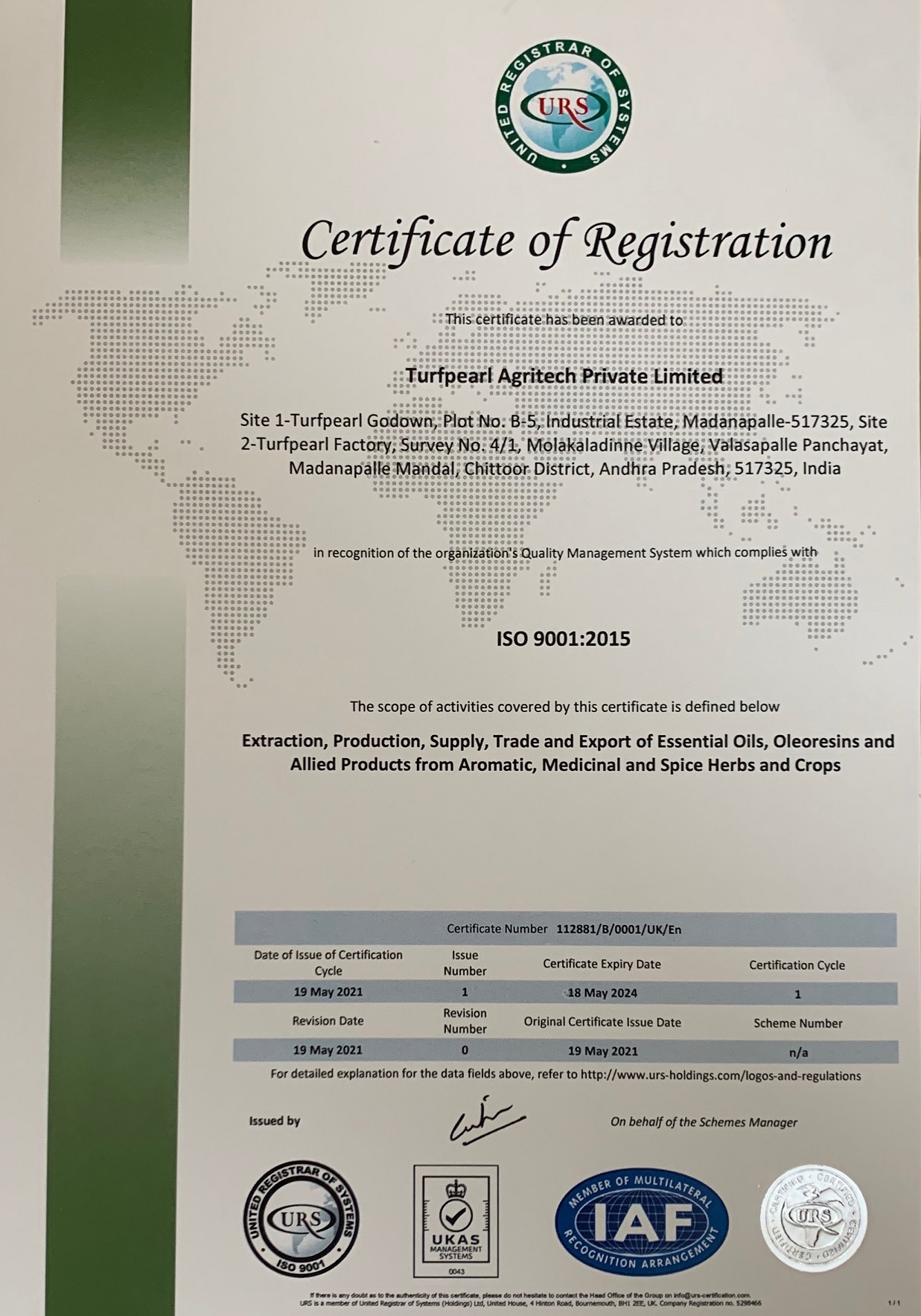 ISO 9001 2015 UK